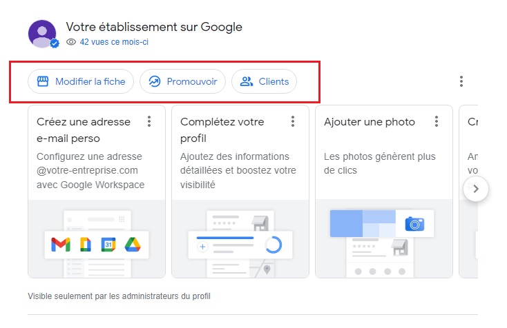 fiche Google My Business